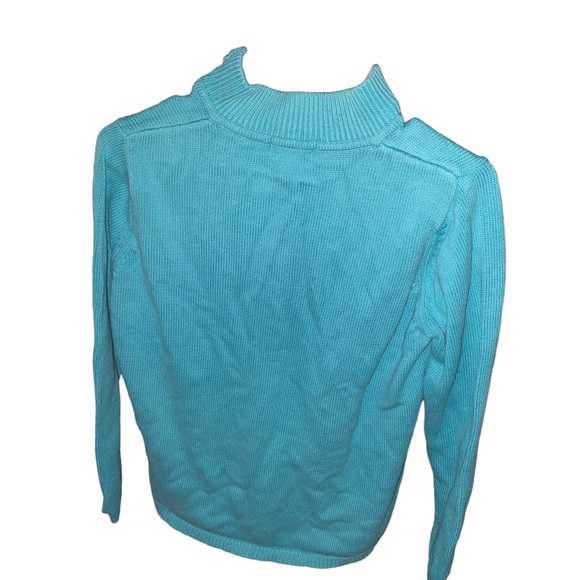 Blue Karen Scott quarter zip - Picture 2 of 4